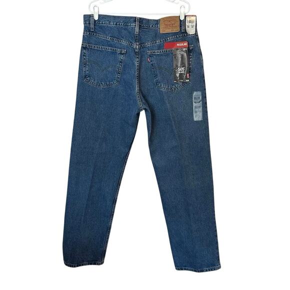 Vintage 2002 Levi’s 505 Regular Fit Straight Leg Jeans Size 40x32 Deadstock - Picture 2 of 10
